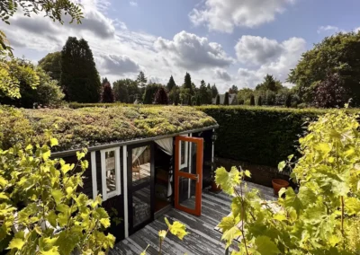Sedum op een Pipowagen: sapperdeflap!