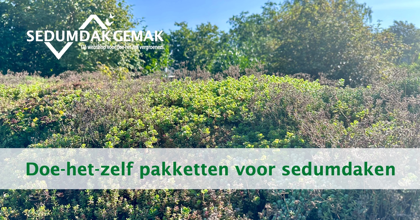Doe-het-zelf pakketten voor sedumdaken | Sedumdakgemal.nl