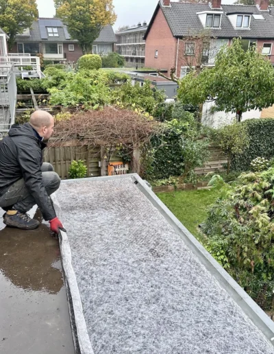 Drainagelaag leggen