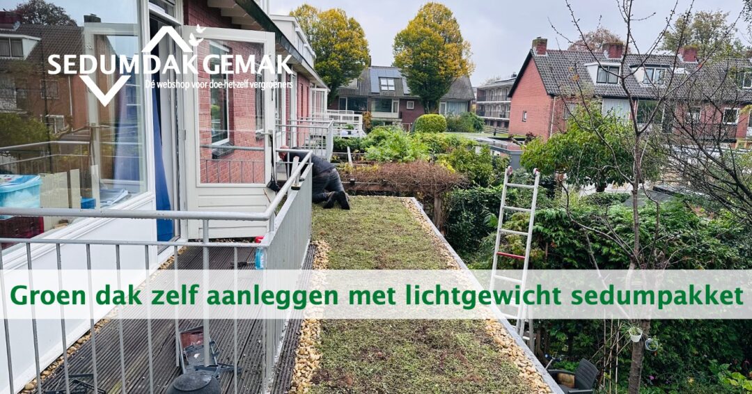 Groen dak zelf aanleggen in november