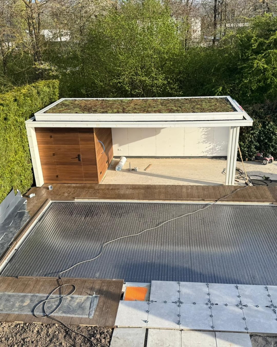 Sedumdak op overkapping in Almere (20m2)