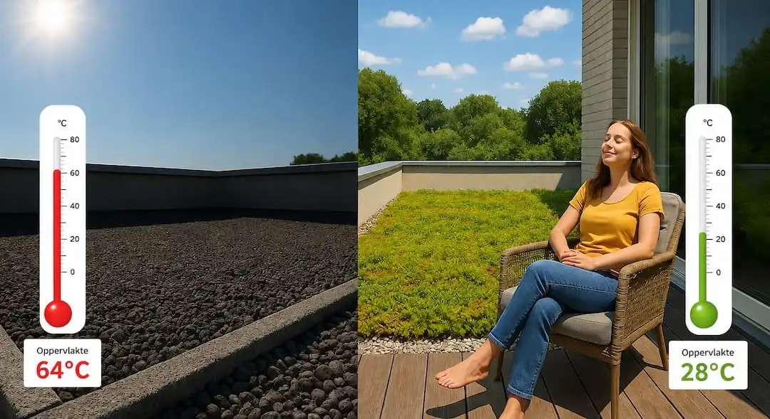 Sedumdak koeling: zo blijft je dak én woning koeler