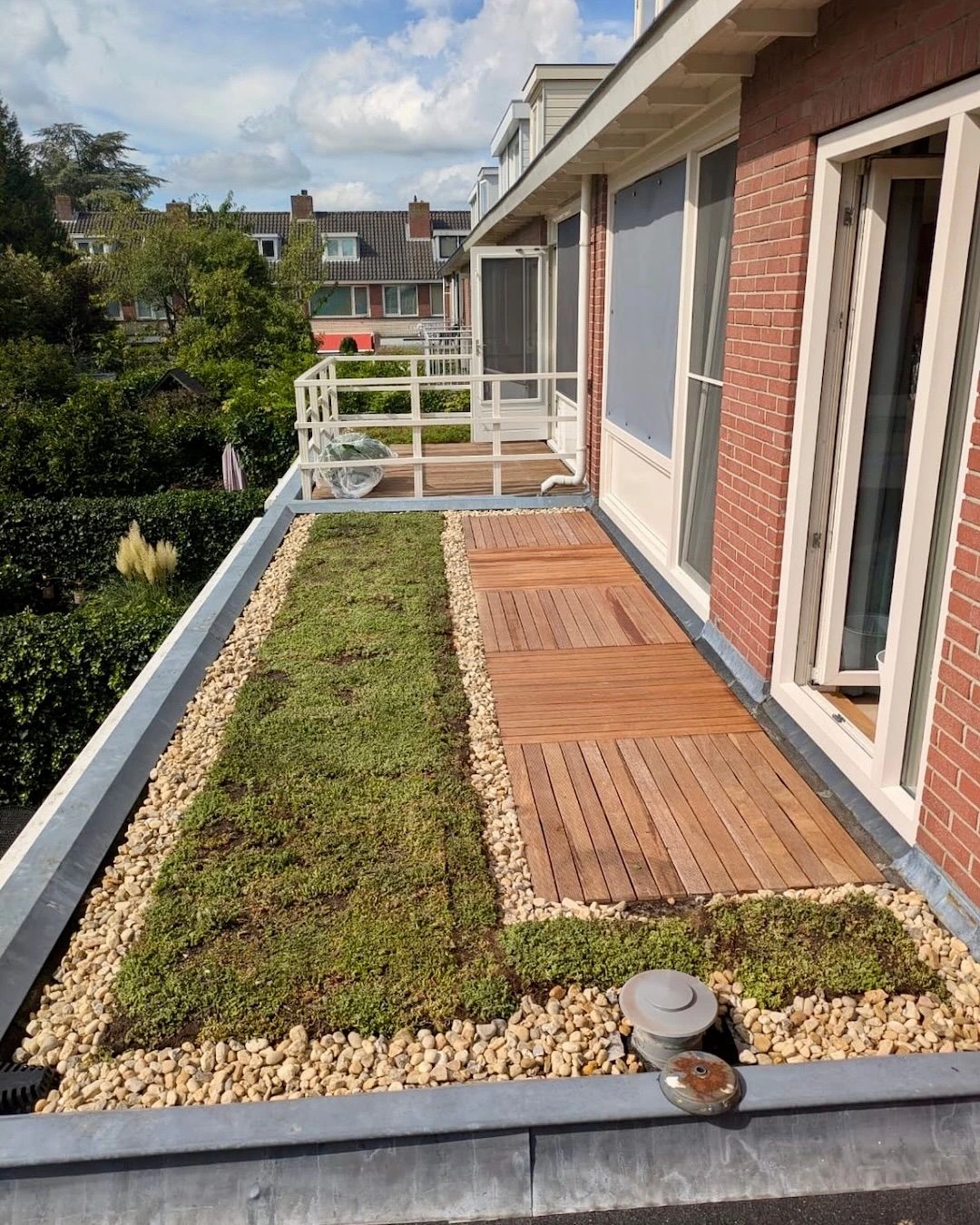 Sedumdak op uitbouw in Bussum (7m²)