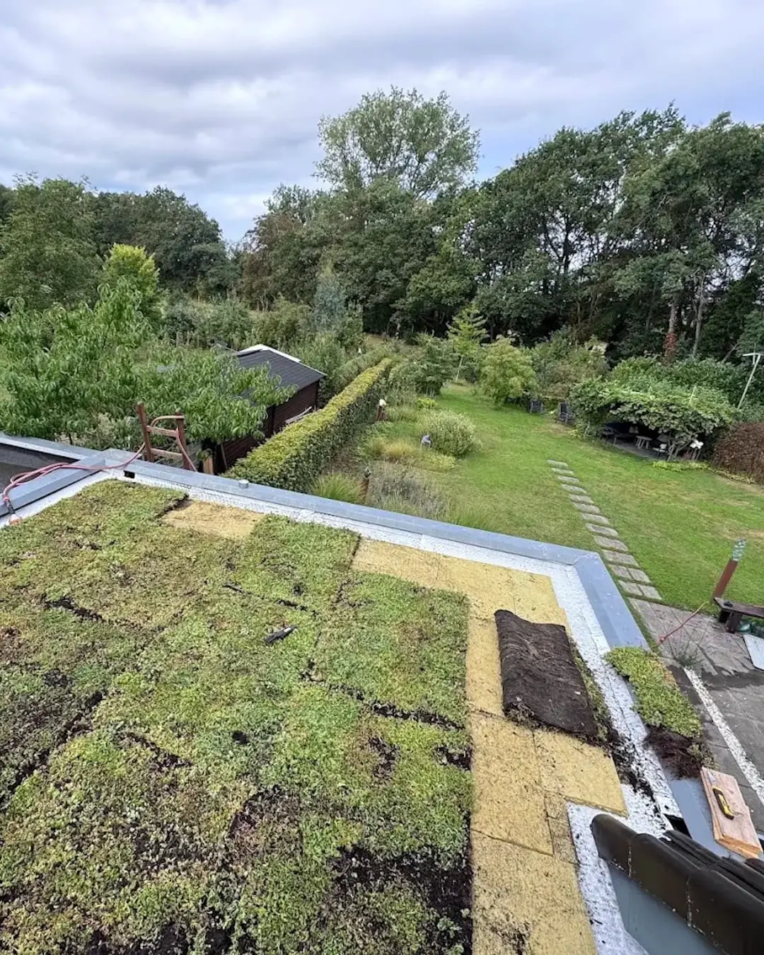 Sedumdak op uitbouw in Harfsen (20m²)